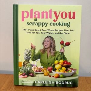 Like new PlantYou Scrappy Cooking Book. Delicious plant based zero waste recipes